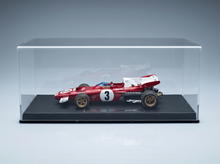 FERRARI - F1  312B2 N 3 3rd DUTCH ZANDVOORT GP 1971 CLAY REGAZZONI - CON VETRINA - WITH SHOWCASE - RED WHITE