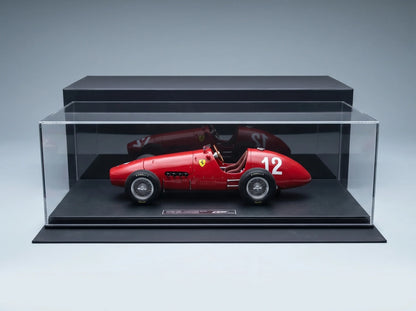 FERRARI – F1 500 F2 N 12, 3. Platz beim GP von Frankreich 1952, PIERO TARUFFI – ROTES Modellauto auf Vroomi