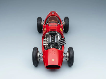 FERRARI – F1 500 F2 N 10, 2. Platz beim GP von Frankreich 1952, NINO FARINA – ROTES Modellauto auf Vroomi