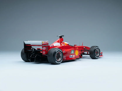 FERRARI - F1  F399 SCUDERIA FERRARI N.º 3 VENCEDORA DO GP DE MÓNACO EM MONTECARLO (com boneco do piloto) 1999 MICHAEL SCHUMACHER - VERMELHO