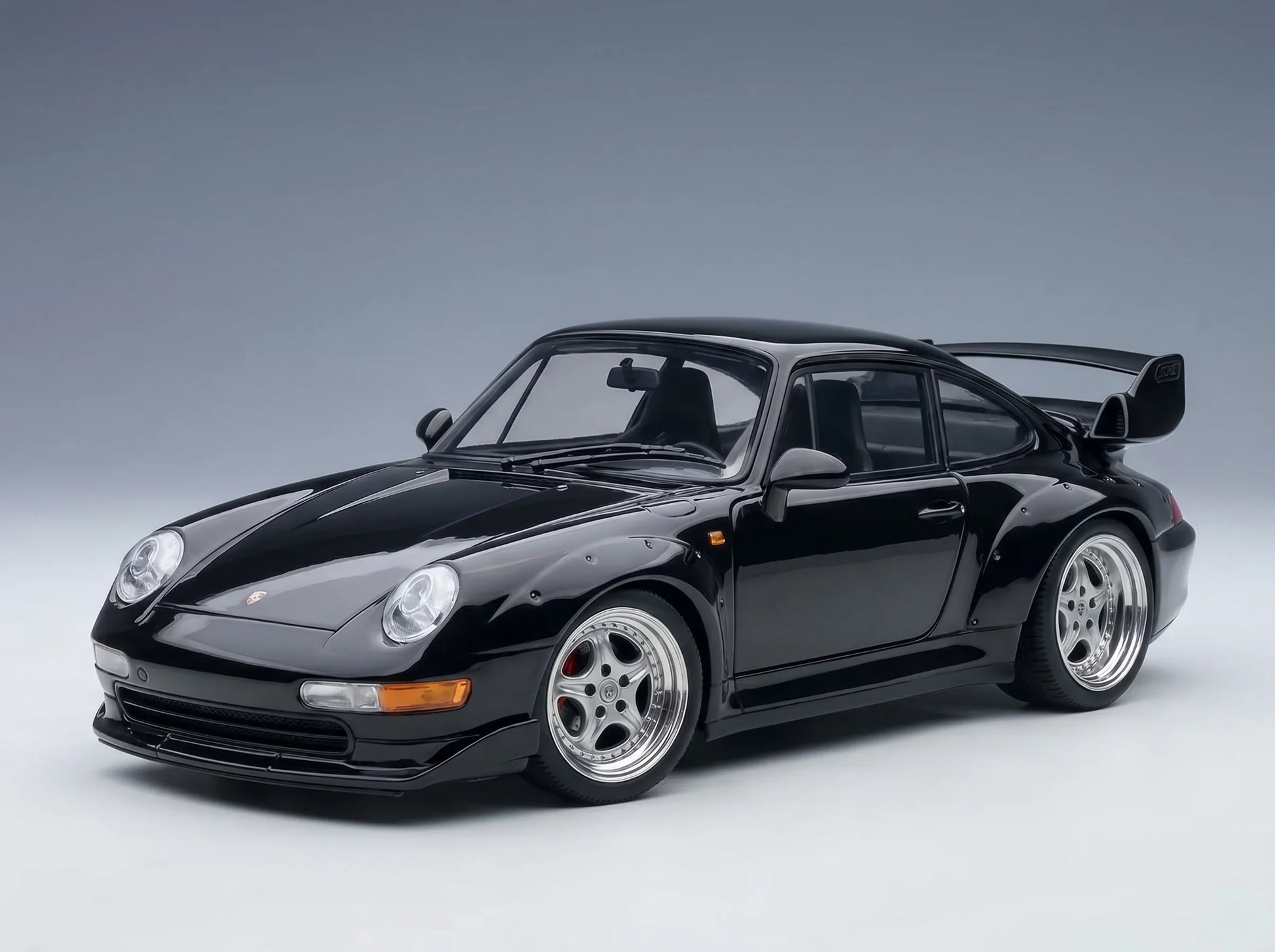 PORSCHE – 911 993 GT2 Coupé 1996 – SPEEDLINE-Felgen – SPEEDLINE-Felgen – Schwarz – Modellauto auf Vroomi