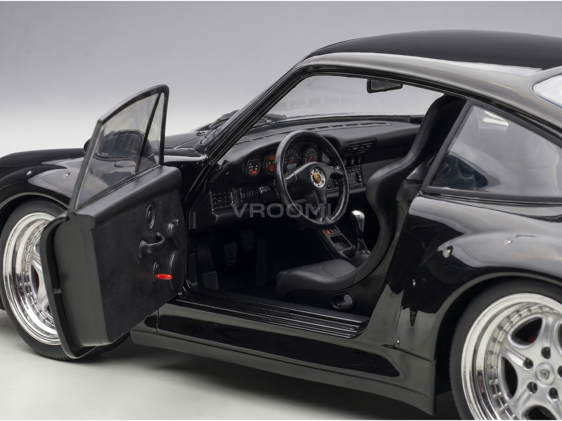 Porsche 911 993 GT2 Coupé 1996 Black Speedline Rims KK Scale 1:12 scale model - image 4