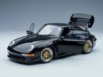 PORSCHE – 911 993 GT2 Coupé 1996 – BBS-Felgen – BBS-Felgen – Schwarz – Modellauto auf Vroomi