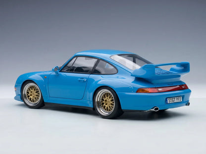 PORSCHE – 911 993 GT2 Coupé 1996 – BBS-Felgen – BBS-Felgen – Hellblau – Modellauto auf Vroomi