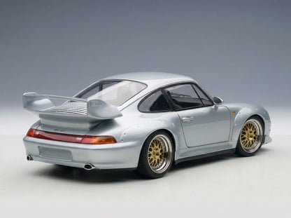PORSCHE – 911 993 GT2 Coupé 1996 – BBS-Felgen – BBS-Felgen – Silber Modellauto auf Vroomi