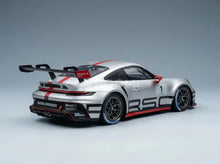 PORSCHE - 911 992 GT3 CUP TRACK EXPERIENCE N 1 COUPE 2023 - SILVER RED Scale model car on Vroomi