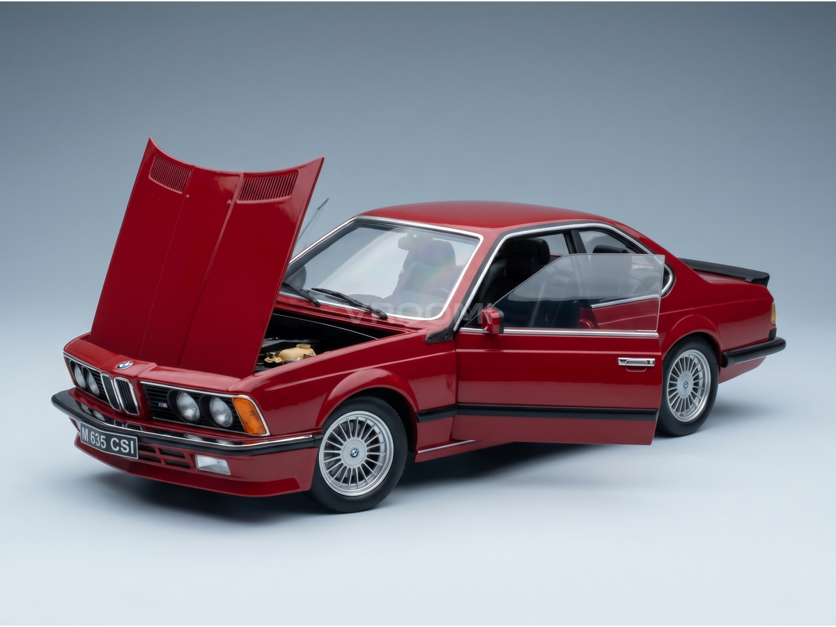 BMW 6-Series M635 CSi (E24) Coupé 1987 Red KK Scale 1:12 scale model - image 3