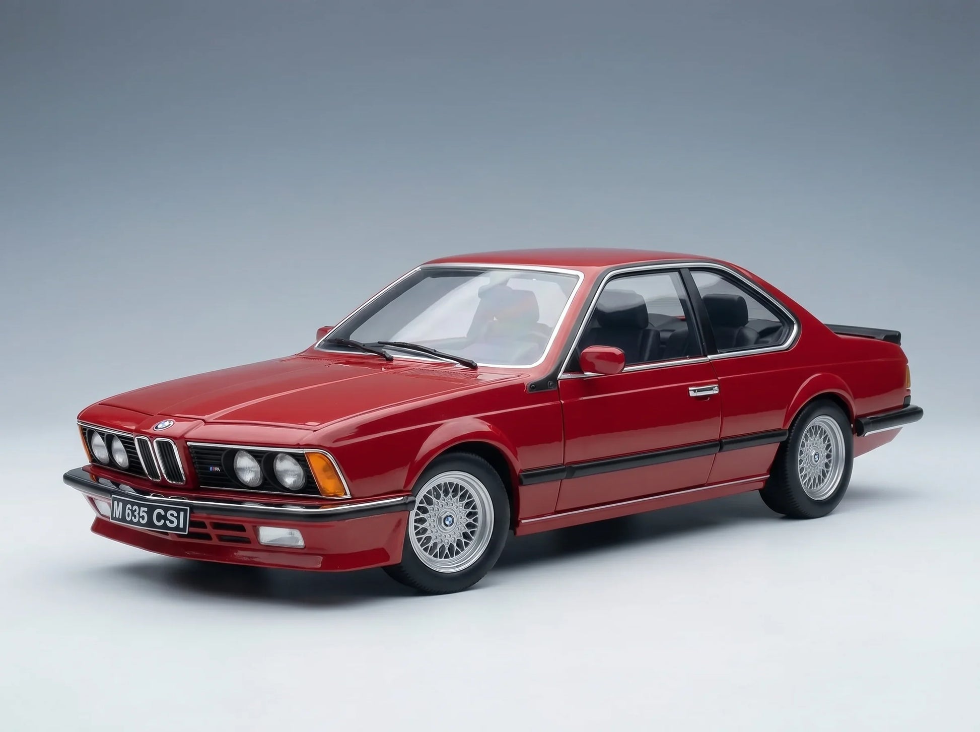 BMW – 6er-Reihe M635 CSI (E24) Coupé 1987 – rot – Modellauto auf Vroomi
