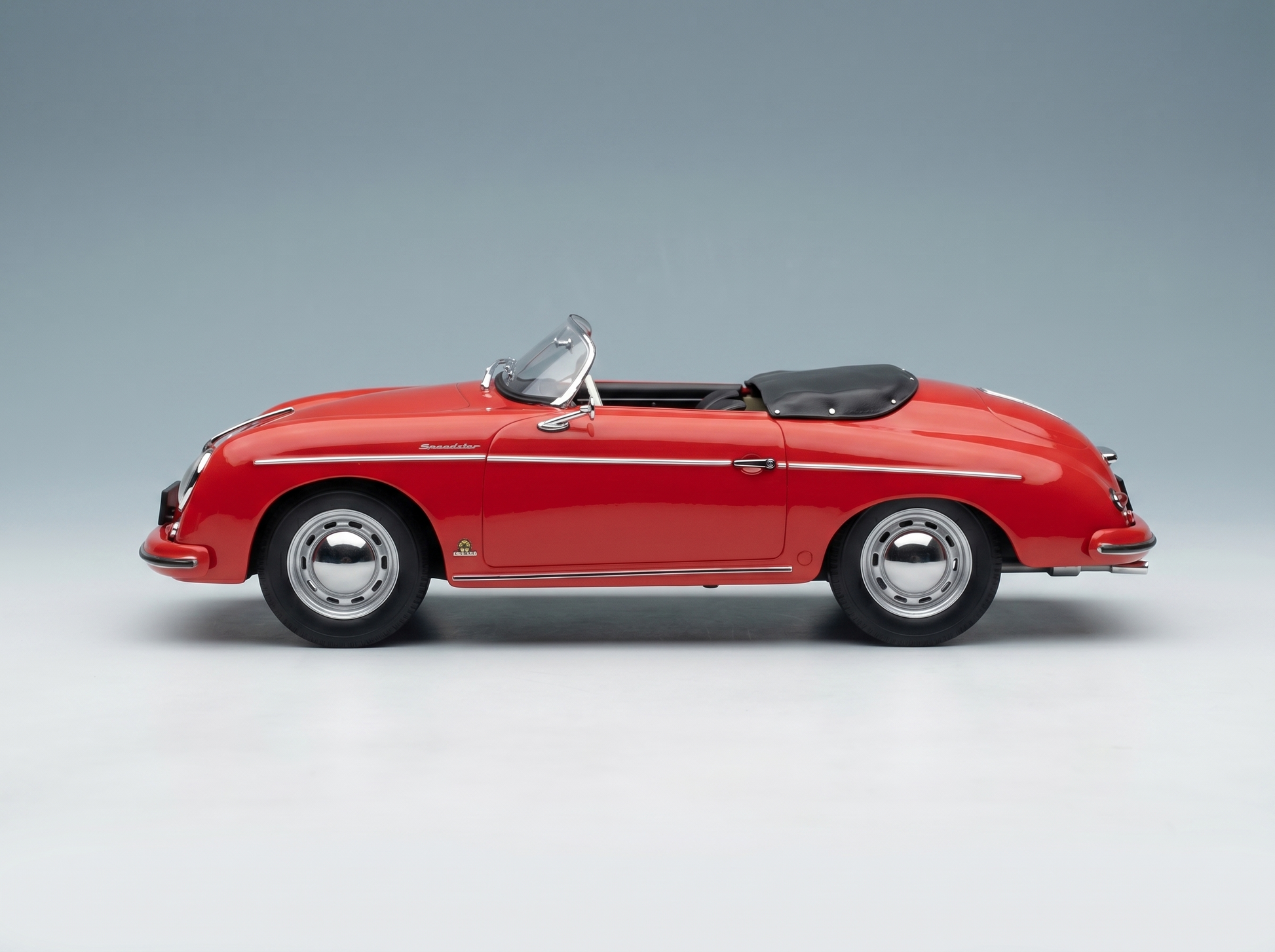 PORSCHE – 356 SPEEDSTER 1954 – ROT Modellauto auf Vroomi