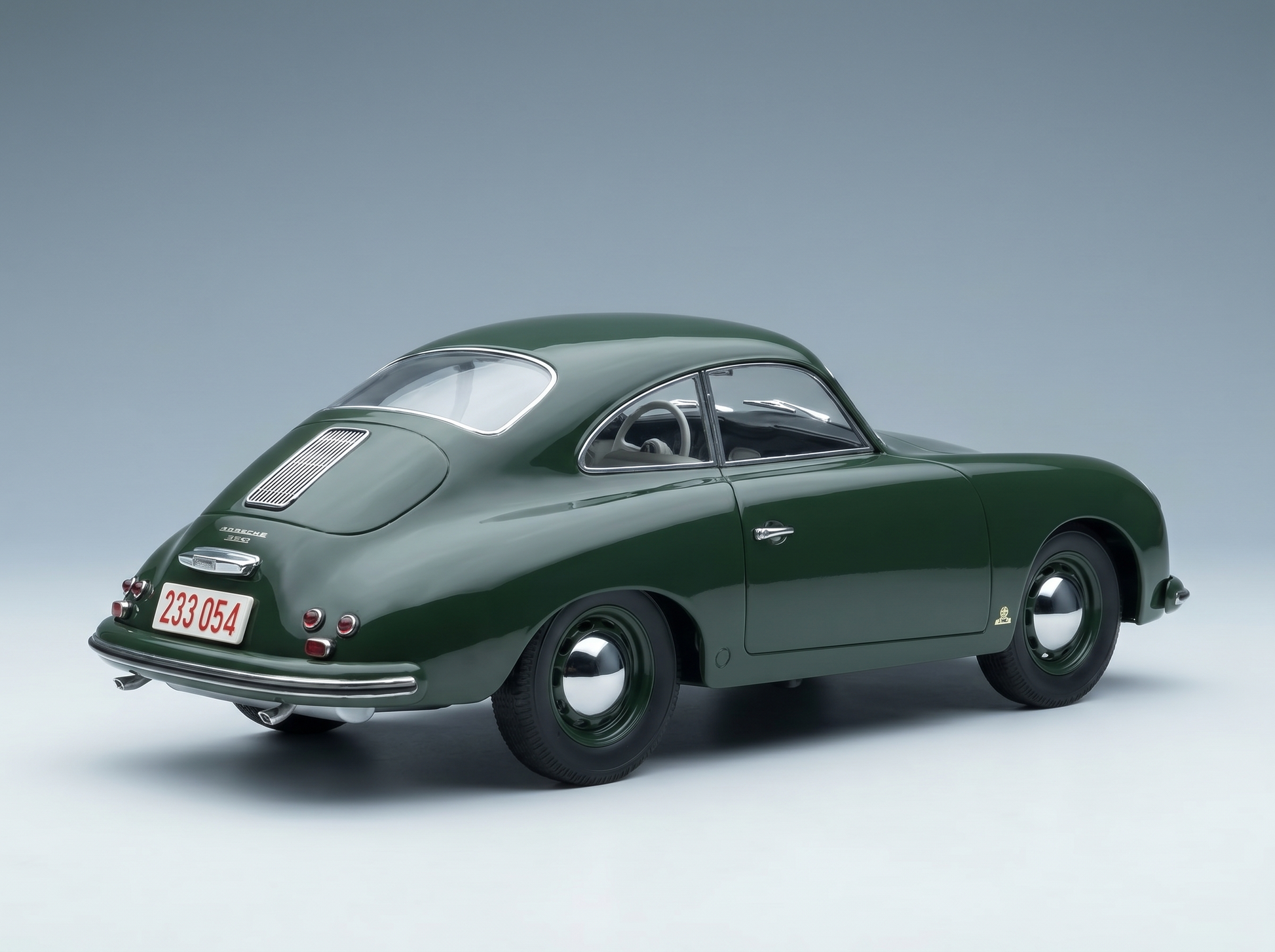 PORSCHE – 356 COUPÉ 1954 – GRÜN Modellauto auf Vroomi