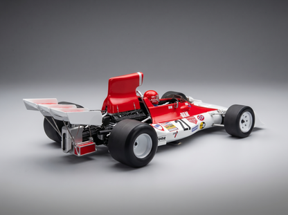 BRM – F1 P160E Nr. 21 GP von Italien in Monza (mit Fahrerfigur) 1973 Niki Lauda – Weiß-Rot