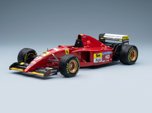 FERRARI - F1  412T2 N 27 GP VAN JAPAN MET REGENBANDEN 1995 JEAN ALESI - ROOD ZWART