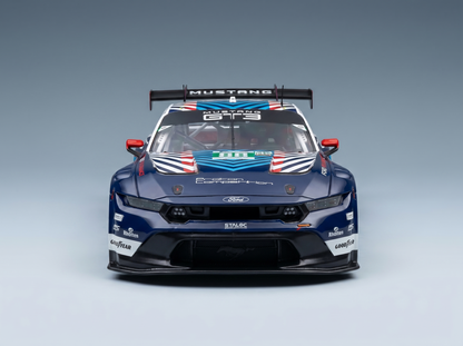 FORD USA - MUSTANG GT3 5.4L V8 TEAM PROTON COMPETITION N 88 24h LE MANS 2025 STEFANO GATTUSO - GIAMMARCO LEVORATO - DENNIS OLSEN - BLACK WHITE Scale model car on Vroomi