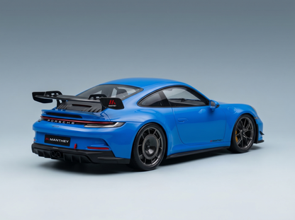 PORSCHE - 911 992-2 GT3 COUPE MANTHEY KIT 2024 - CON VETRINA - WITH SHOWCASE - SHARK BLUE