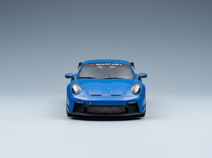 PORSCHE - 911 992-2 GT3 COUPE MANTHEY KIT 2024 - CON VETRINA - WITH SHOWCASE - SHARK BLUE