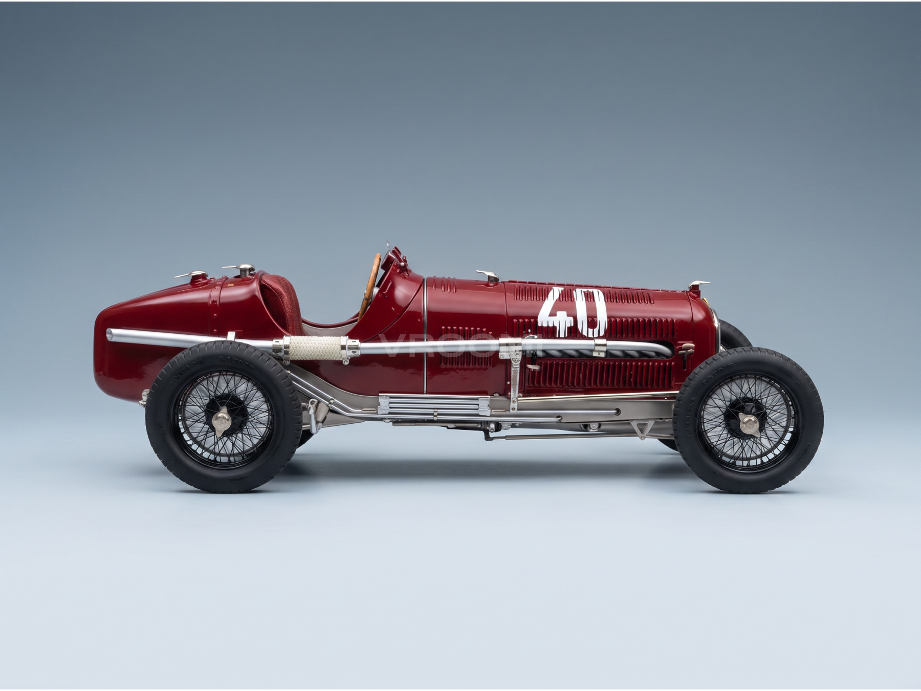 ALFA ROMEO - F1 P3 N° 40, VAINQUEUR DU GP DE COMMINGES 1933, FAGIOLI - ROUGE - VOITURES DE COURSE