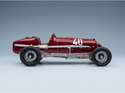 ALFA ROMEO - F1 P3 N° 40, VAINQUEUR DU GP DE COMMINGES 1933, FAGIOLI - ROUGE - VOITURES DE COURSE