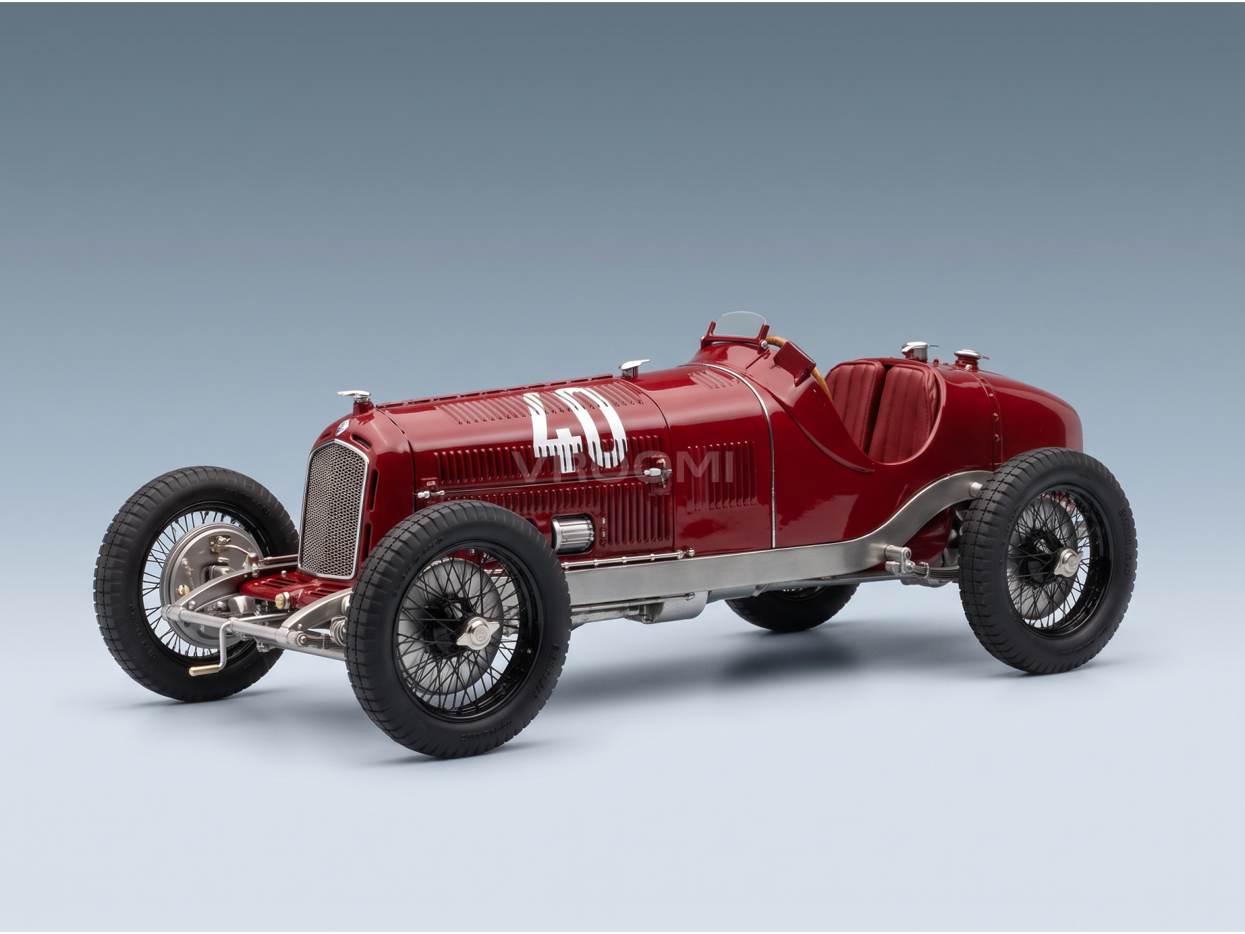 ALFA ROMEO - F1 P3 N° 40, VAINQUEUR DU GP DE COMMINGES 1933, FAGIOLI - ROUGE - VOITURES DE COURSE