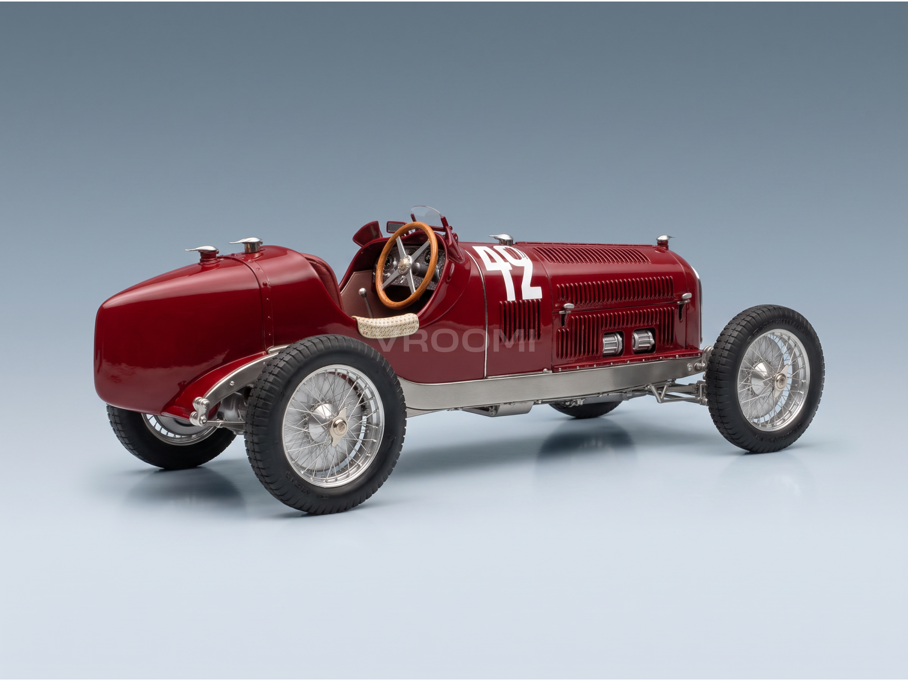 ALFA ROMEO - F1 P3 N° 42, VAINQUEUR DU GP DE MARSEILLE 1933 CHIRON - ROUGE - VOITURES DE COURSE