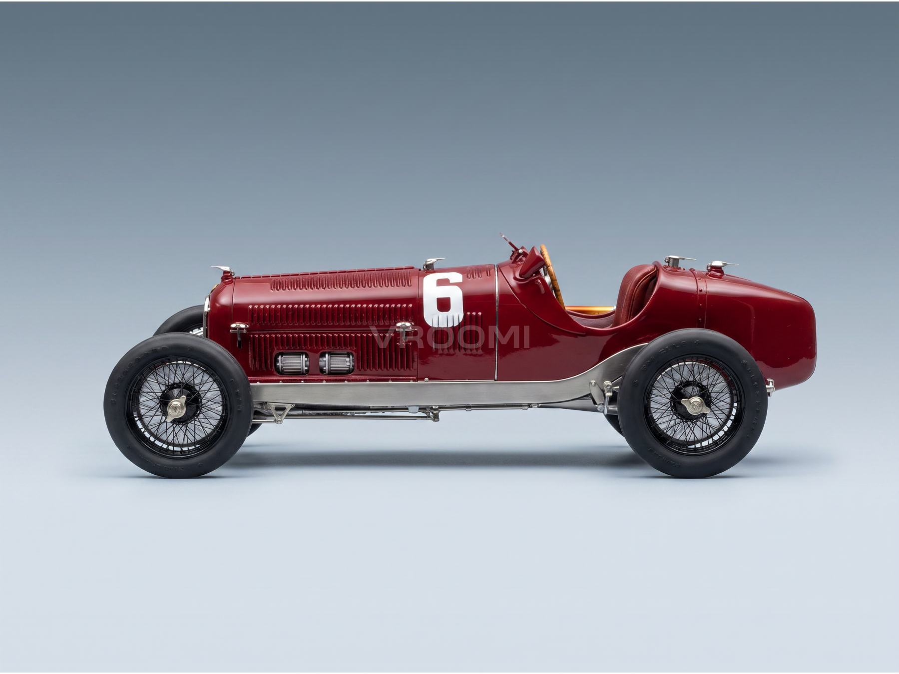 ALFA ROMEO - F1 P3 N° 6, VAINQUEUR DU GP DE MONZA 1932, R. CARACCIOLA - ROUGE - VOITURES DE COURSE