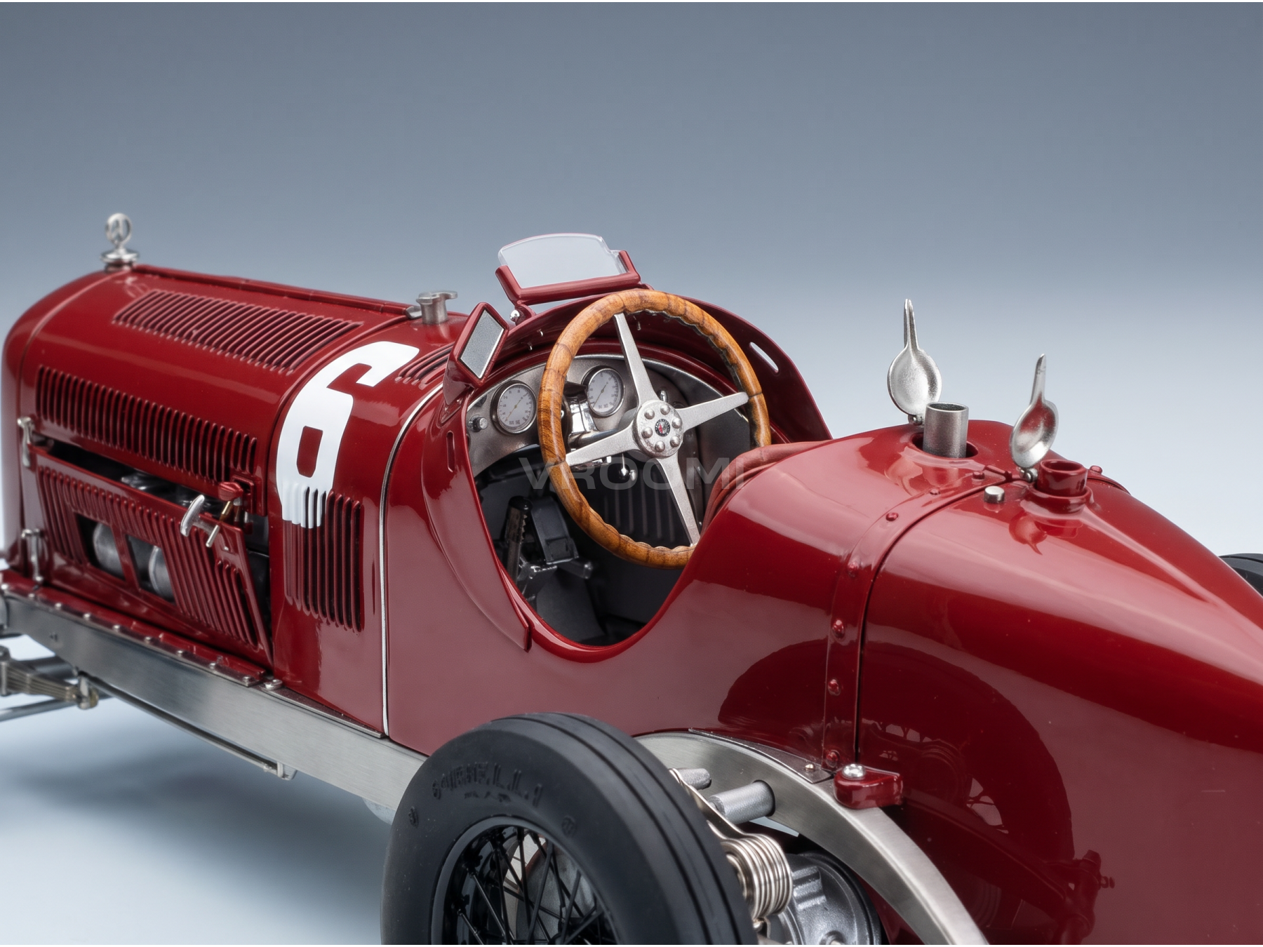 ALFA ROMEO - F1 P3 N° 6, VAINQUEUR DU GP DE MONZA 1932, R. CARACCIOLA - ROUGE - VOITURES DE COURSE