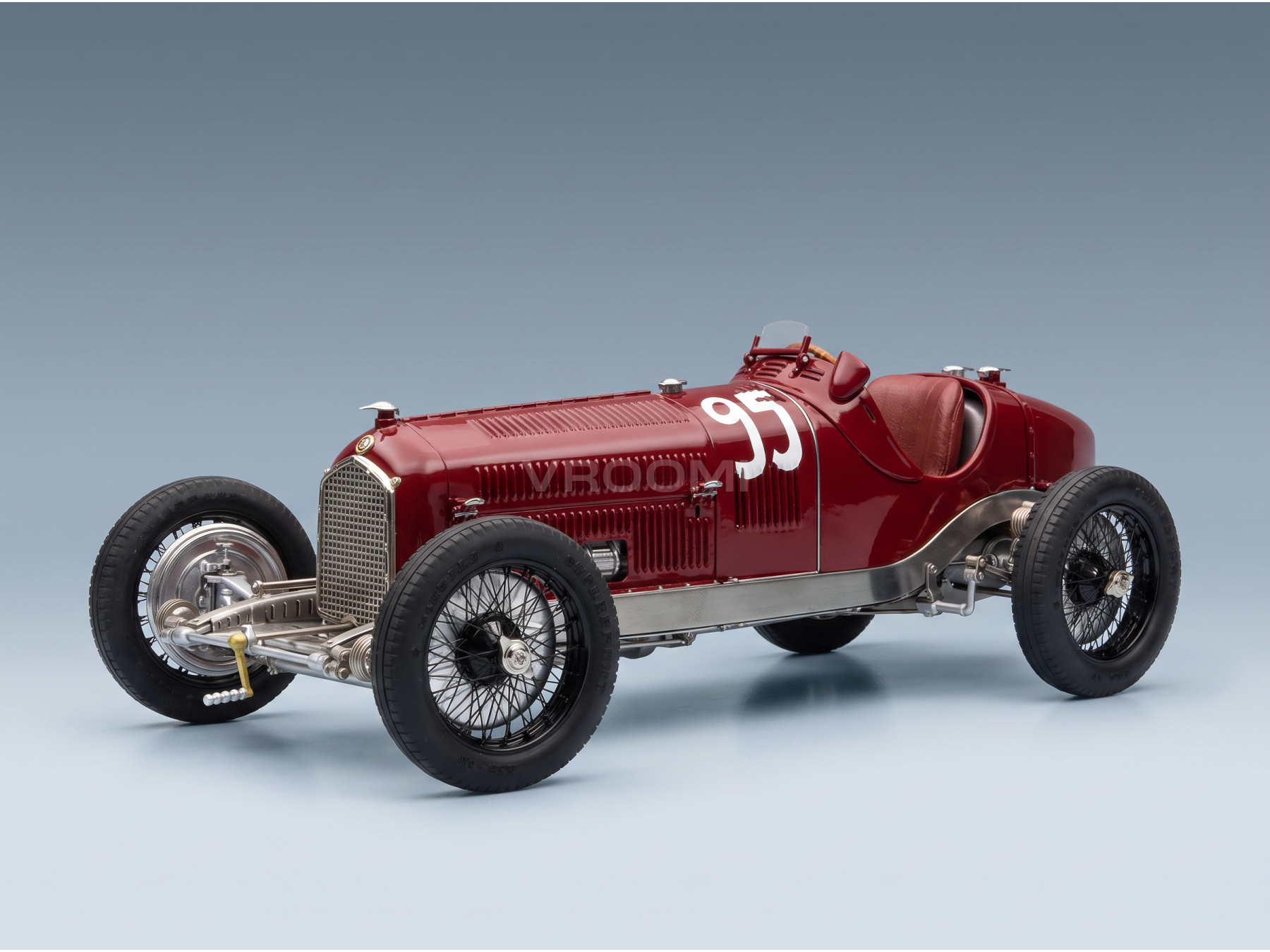ALFA ROMEO - F1 P3 N° 95, VAINQUEUR DU GP DE KLAUSENRENNEN 1932, RUDOLF CARACCIOLA - ROUGE - VOITURES DE COURSE