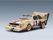 AUDI - QUATTRO SPORT S1 E2 N 1 WINNER RALLY PIKES PEAK HILL CLIMB - DIRTY VERSION - 1987 W.ROHRL - YELLOW WHITE RED