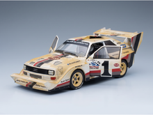 AUDI - QUATTRO SPORT S1 E2 N 1 WINNER RALLY PIKES PEAK HILL CLIMB - DIRTY VERSION - 1987 W.ROHRL - YELLOW WHITE RED