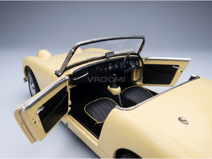 AUSTIN - HEALEY SPRITE OPEN - SPIDER 1958 - PRIMROSE GEEL - STRATAUTO'S
