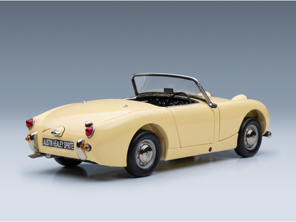 AUSTIN - HEALEY SPRITE OPEN - SPIDER 1958 - PRIMROSE GEEL - STRATAUTO'S
