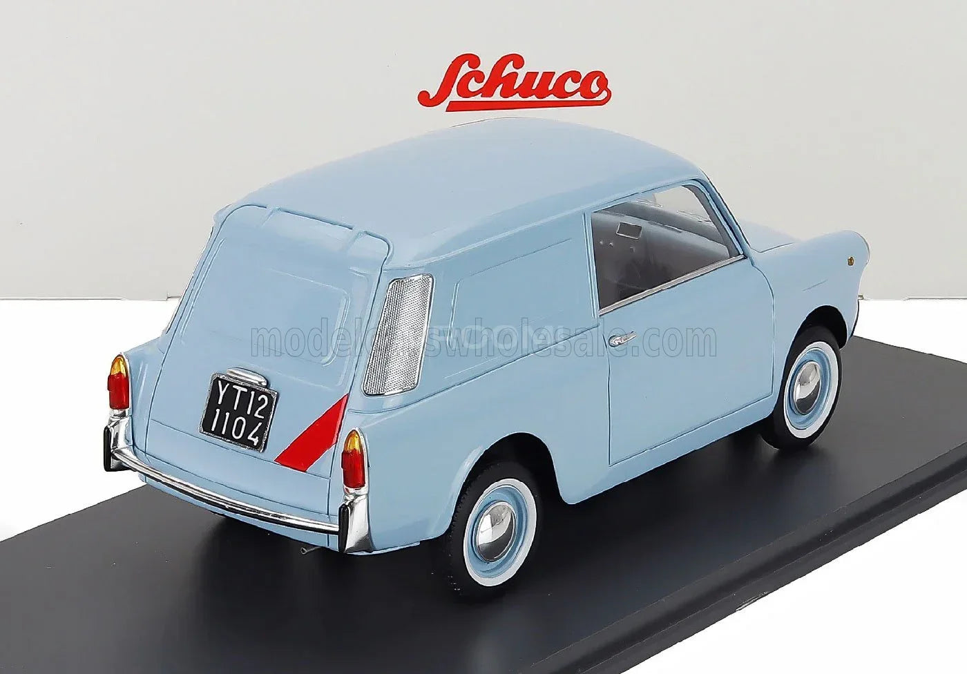 AUTOBIANCHI - BIANCHINA FURGONCINO VAN 1957 - BLEU CLAIR Vroomi - Boutique de modèles réduits de voitures