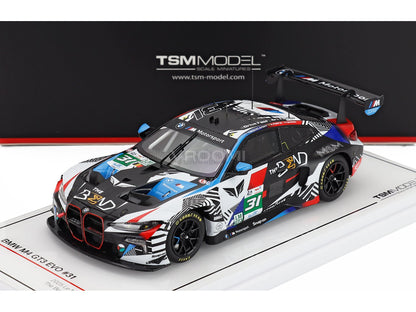BMW M4 GT3 EVO #31 scale model car by TSM Model, displayed at Vroomi for collectors and motorsport fans.