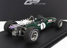 BRABHAM - F1 BT24 REPCO N 1 2nd MEXICO GP 1967 JACK BRABHAM - CON VETRINA - WITH SHOWCASE - GREEN GOLD Scale model car on Vroomi