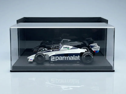 BRABHAM - F1 BT50 PARMALAT N.º 2 GP DE HOLANDA 1982 RICCARDO PATRESE - BLANCO Y AZUL Tienda de maquetas de coches Vroomi