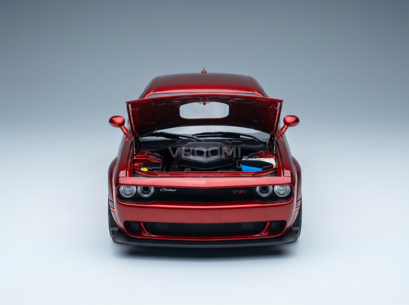 DODGE - CHALLENGER R/T SCAT PACK WIDEBODY 2022 - SINAMON STICK COPPER: Maqueta de coche en Vroomi