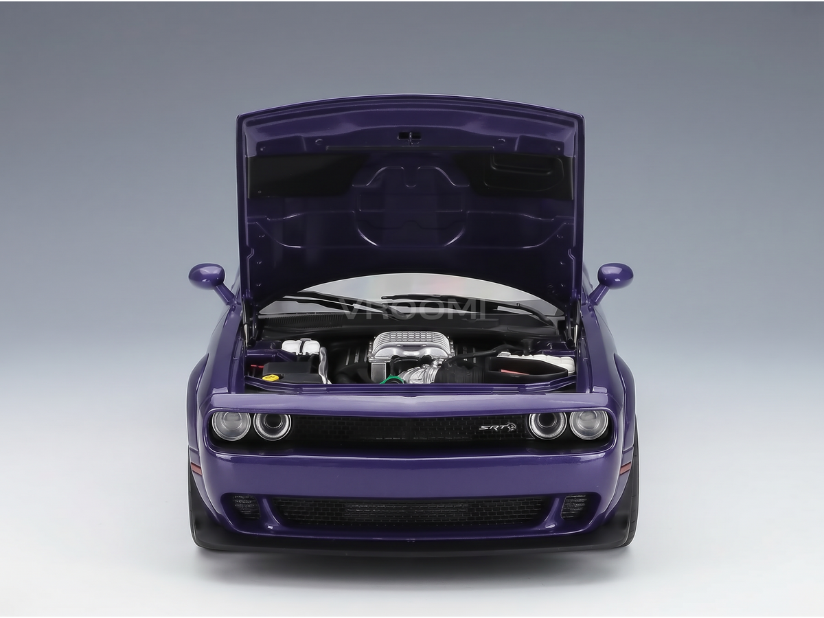 Dodge Challenger SRT Super Stock Coupe 2023 Purple AUTOart 1:18 scale model - image 4