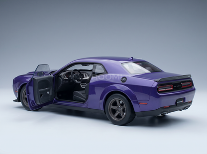 DODGE - CHALLENGER SRT SUPER STOCK COUPE 2023 - PURPLE Scale model car on Vroomi