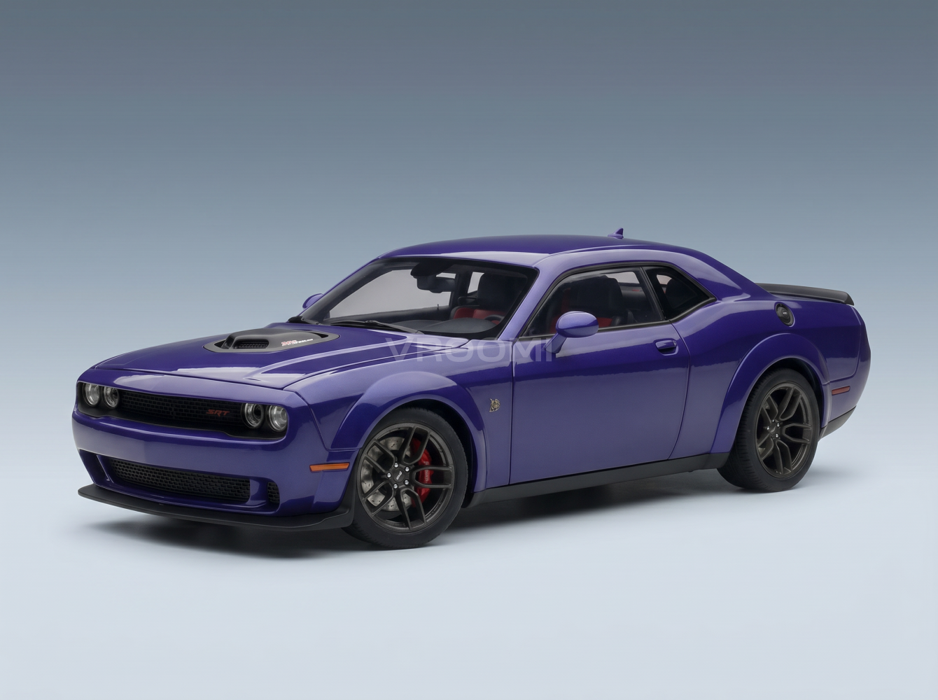 DODGE - CHALLENGER SRT SUPER STOCK COUPE 2023 - PURPLE Scale model car on Vroomi