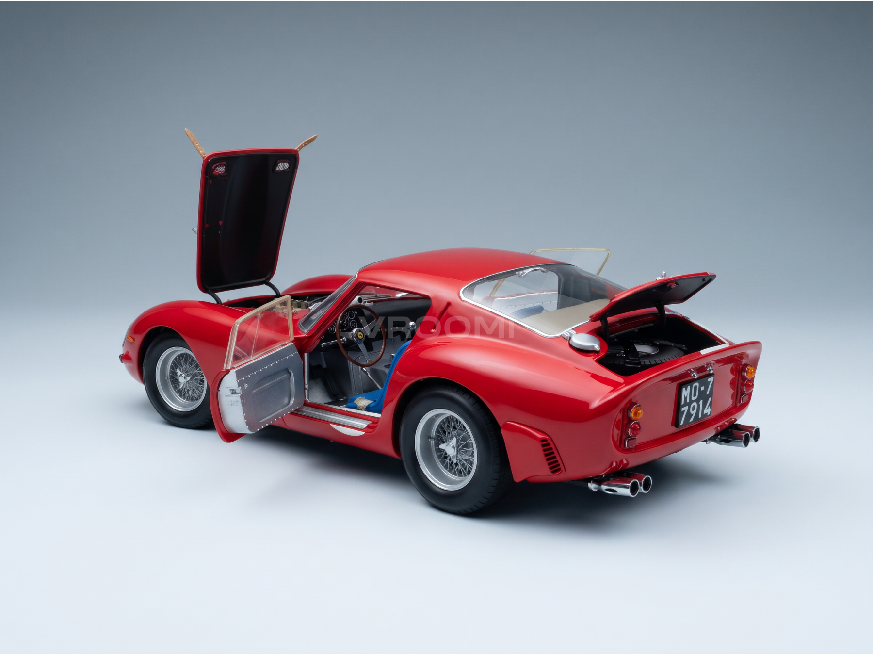 FERRARI - 250 GTO 3,0 L V12 COUPÉ ÉQUIPE PIERRE NOBLET N° 19, 2e aux 24 Heures du Mans 1962, JEAN GUICHET - PIERRE NOBLET - ROUGE ET BLANC