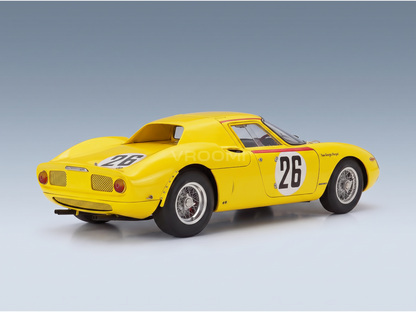 FERRARI - 250LM 3,3 L V12 n° 6313 ÉQUIPE PIERRE DUMAY N° 26 2e aux 24 Heures du Mans 1965 PIERRE DUMAY - GUSTAVE GOSSELIN - JAUNE