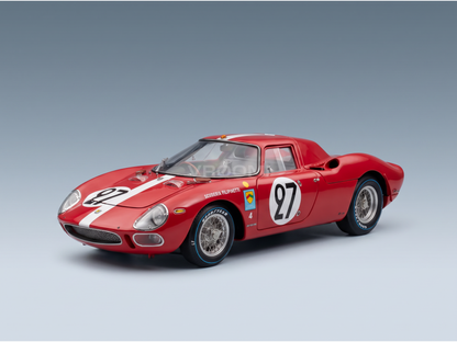 FERRARI - 250LM 3,3 L V12, n° de châssis n6119, ÉQUIPE SCUDERIA FILIPINETTI N° 27, 6e au Mans 1965, DIETER SPOERRY - ARMAND BOLLER