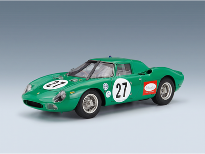 FERRARI - 250LM 3,3 l V12 TEAM DAVID PIPER RACING nr. 27 24 uur van Daytona 1966 DAVID PIPER - RICHARD ATTWOOD - GROEN - RACING