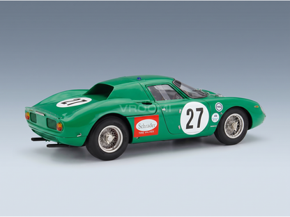FERRARI - 250LM 3,3 l V12 TEAM DAVID PIPER RACING nr. 27 24 uur van Daytona 1966 DAVID PIPER - RICHARD ATTWOOD - GROEN - RACING