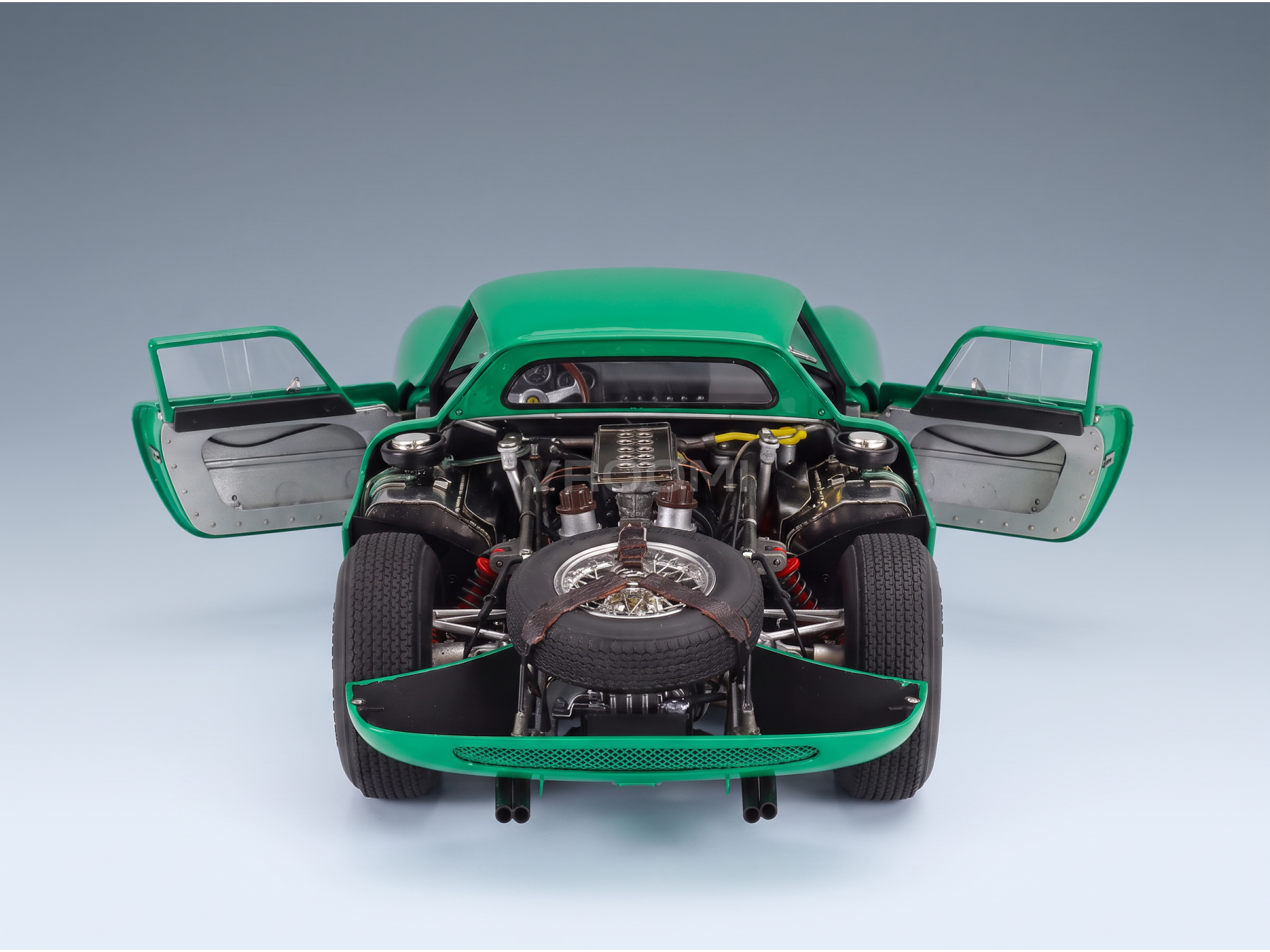 FERRARI - 250LM 3,3 l V12 TEAM DAVID PIPER RACING nr. 27 24 uur van Daytona 1966 DAVID PIPER - RICHARD ATTWOOD - GROEN - RACING