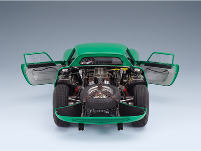 FERRARI - 250LM 3,3 l V12 TEAM DAVID PIPER RACING nr. 27 24 uur van Daytona 1966 DAVID PIPER - RICHARD ATTWOOD - GROEN - RACING