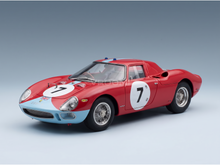 FERRARI - 250LM, chassisnr. 5895 N, 7e plaats in de 12 uur van Reims 1964, GRAHAM HILL - JOACHIM BONNIER - ROOD - WEGWAGENS