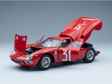 FERRARI - 250LM, chassisnr. 5899, TEAM SCUDERIA FILIPINETTI, nr. 31, WINNAAR MONZA 1964, NINO VACCARELLA - ROOD - RACEWAGENS