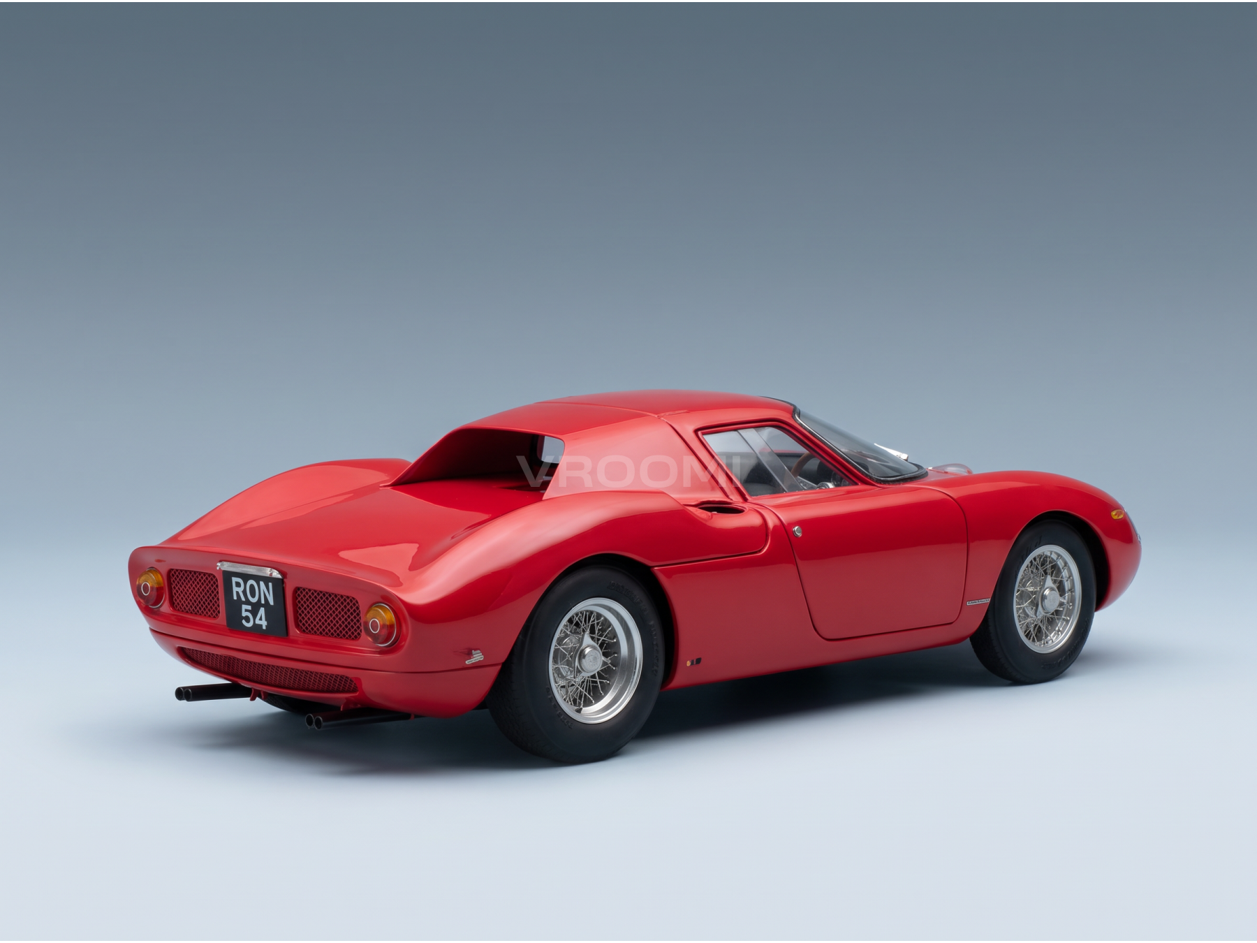 FERRARI - 250LM chassisnr. 6105 COUPÉ RON FRY 1964 - ROOD - STRAATWAGENS