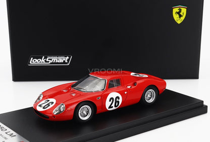 FERRARI - 250LM COUPE N 26 1000km PARIS 1966 DAVID PIPER - MIKE PARKES - RED