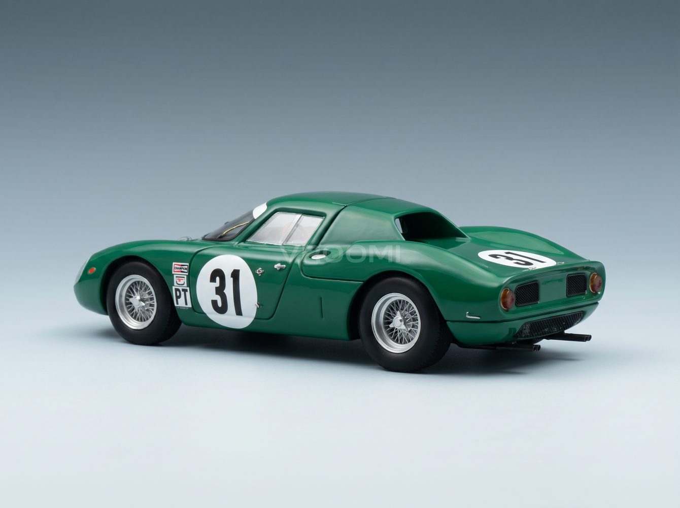 Ferrari-250LM-Coupé-Nr.-31-3. Platz-12-Stunden-von-Sebring-1965-David-Piper-Tony-Maggs-Green-Rennwagen-960 - Vroomi